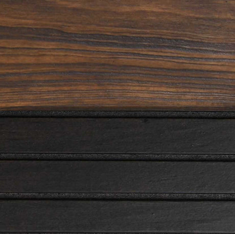 74' TV Stand Console, For TVs up to 85 inches, No Assembly Required, Two-Tone Finish - sold by Home Elegance USA