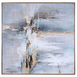 Road Less Traveled Abstract Art - Blue / Yellow by Uttermost - View 1