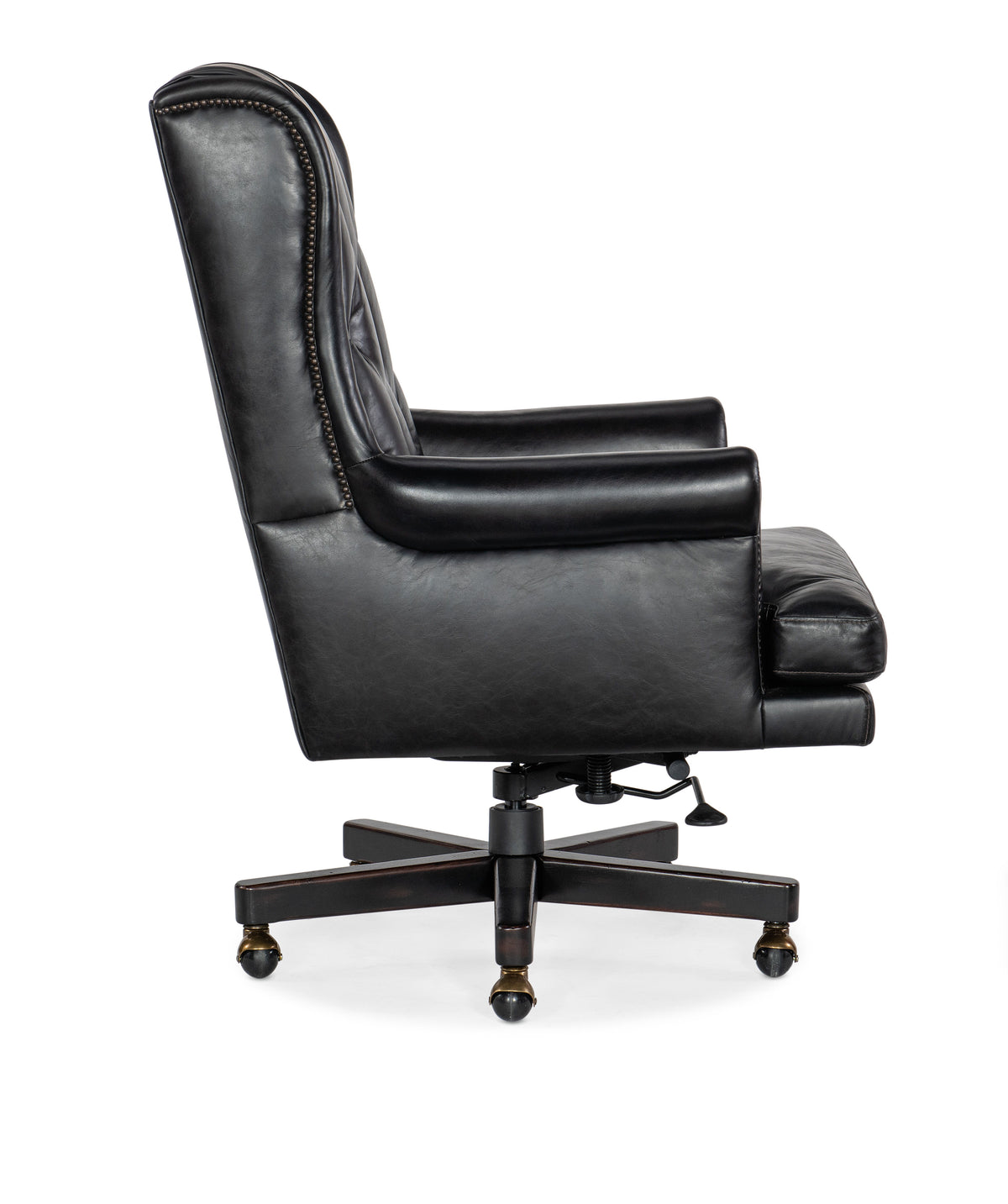 Charleston Executive Swivel Tilt Chair - Black by Hooker Furniture - View 3