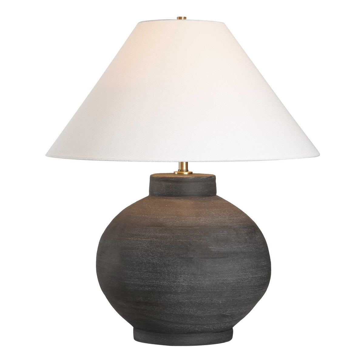 Tramore Table Lamp Rustic Charcoal - Black by Uttermost - View 1