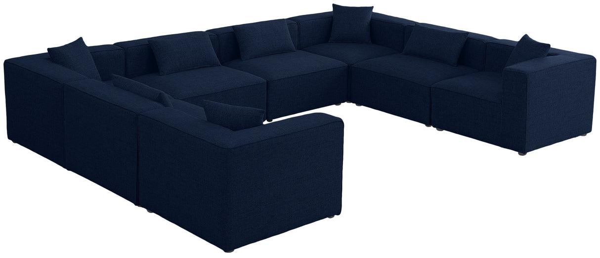 Cube - Modular Sectional - Navy - 630Navy - Sec8A - Home Elegance USA - 1