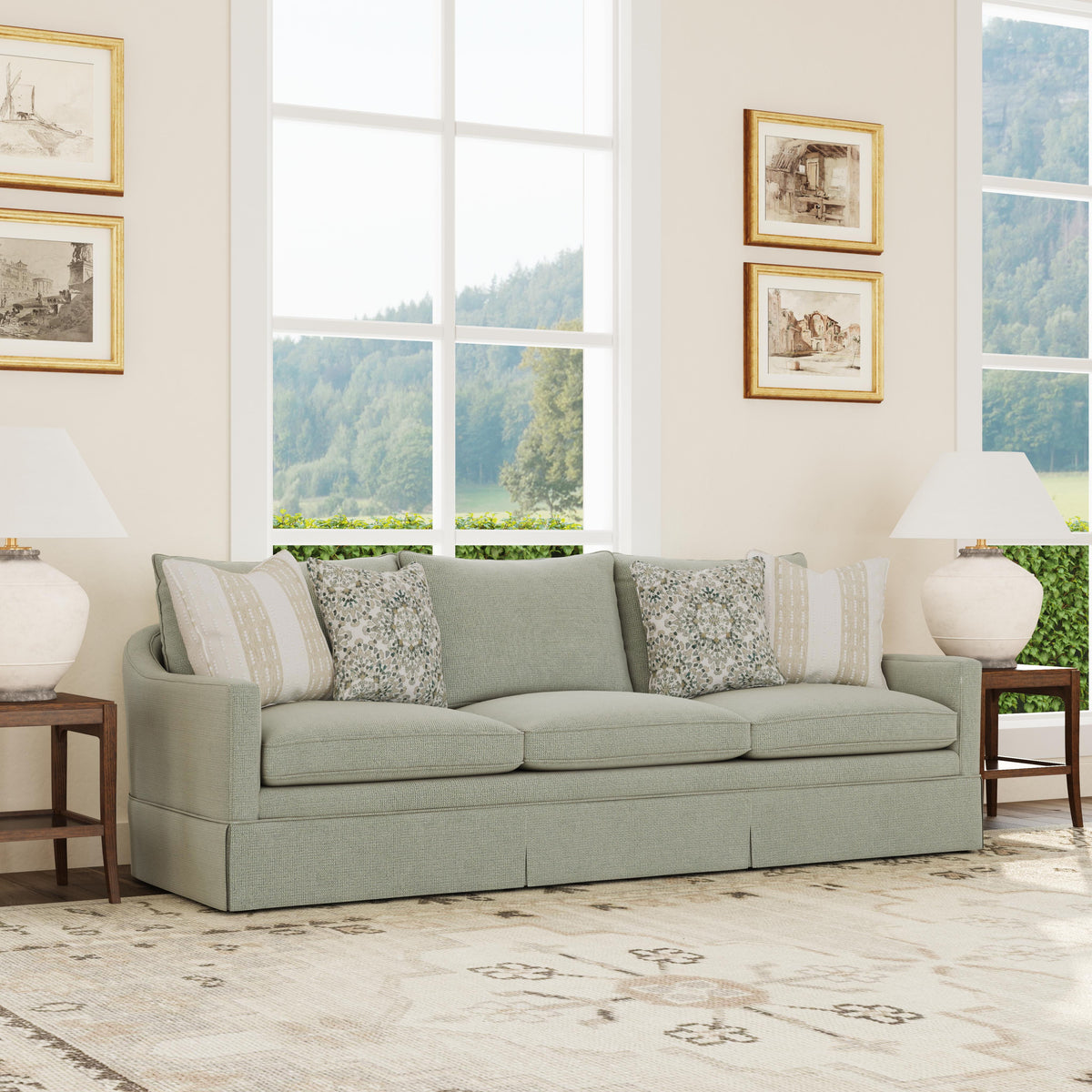 Eleanora Large Three-Cushion Sofa | Flexsteel