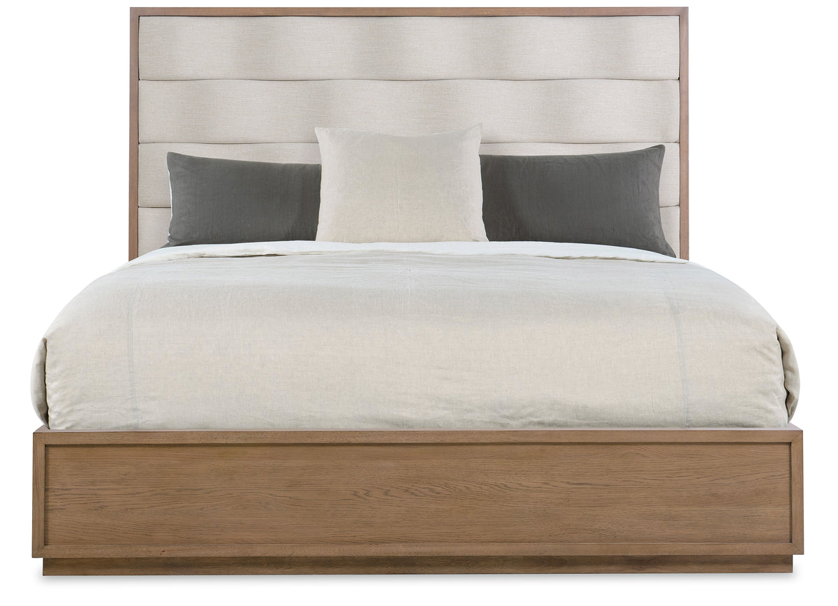 Sonnet Queen Upholstered Bed - Beige / Light Brown by Hooker Furniture - View 5