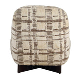 Evans Modern Armless Accent Chair Beige / Brown - Beige / Dark Brown by Uttermost - View 6