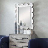Sea Coral Coastal Mirror - Silver / White by Uttermost - View 9