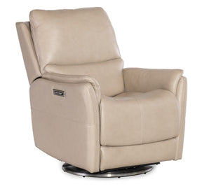 Soiree Zero Gravity Swivel With Power Headrest and Lumbar - Beige by Hooker Furniture - View 1