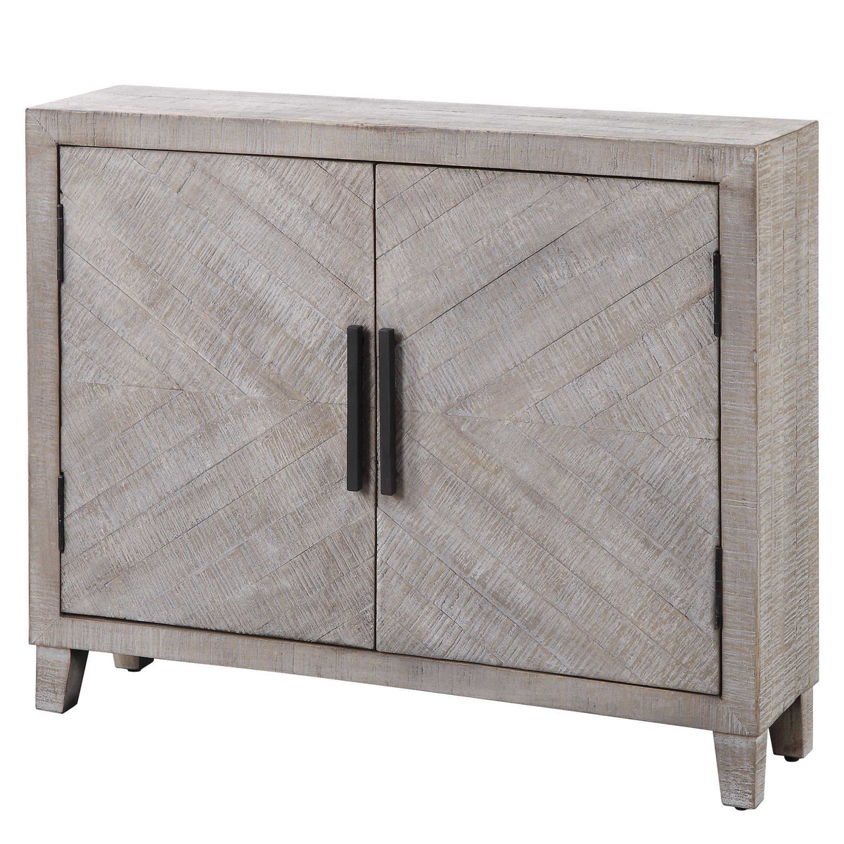 Adalind Washed Accent Cabinet White Washed - Gray by Uttermost - View 4