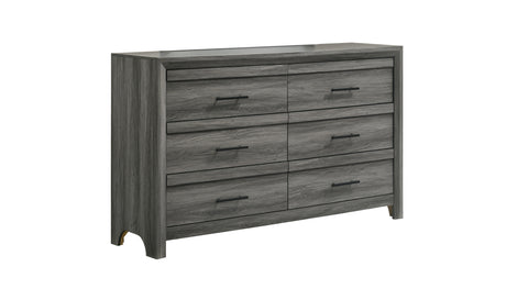 Denver Modern Style 4 Pc Full Bedroom Set Made with Wood in Gray (NJ INVENTORY) - sold by Home Elegance USA