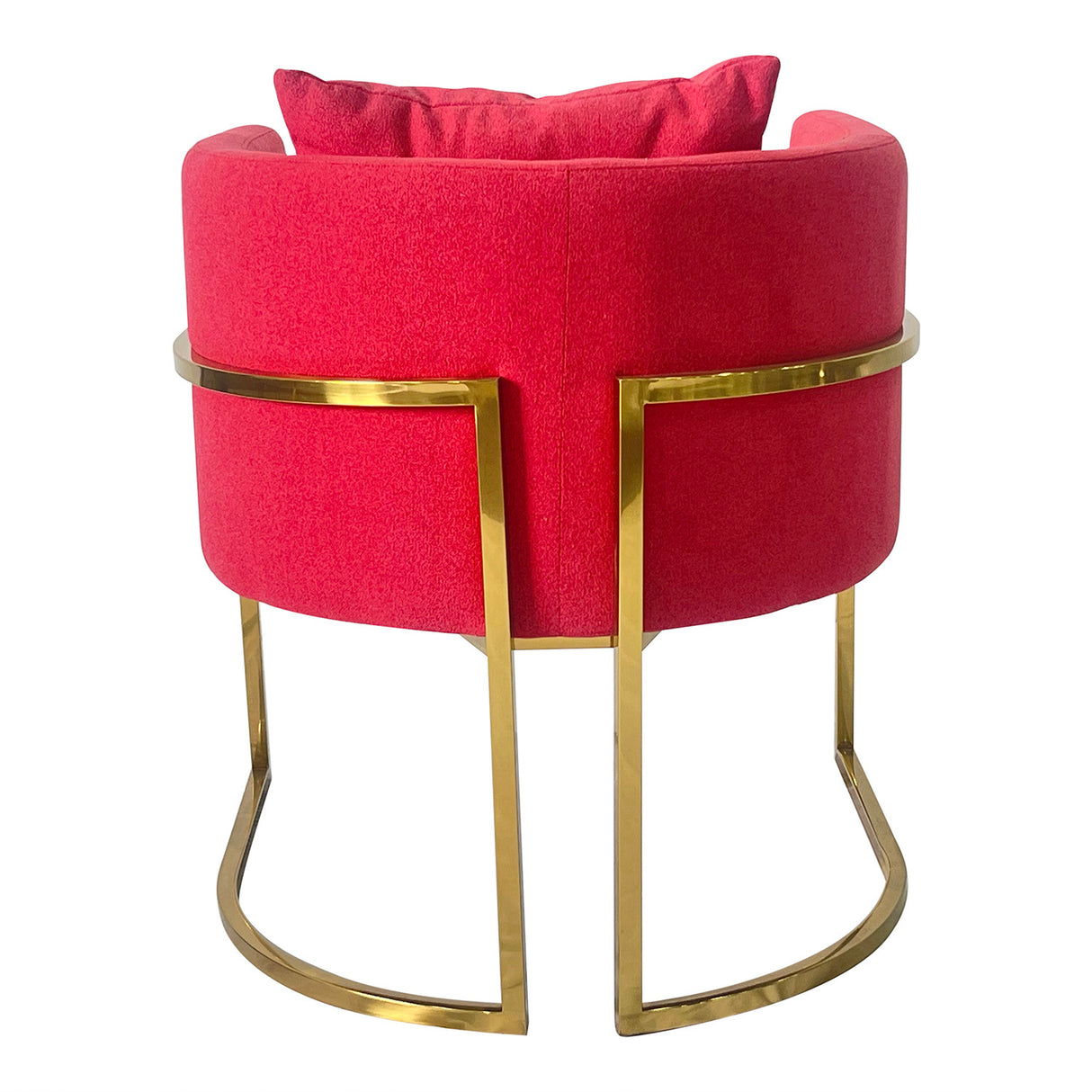 Red and Gold Sofa Chair - Home Elegance USA