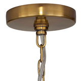 Lemont Hammered Brass 1 Light Pendant Brass - Bronze by Uttermost - View 8