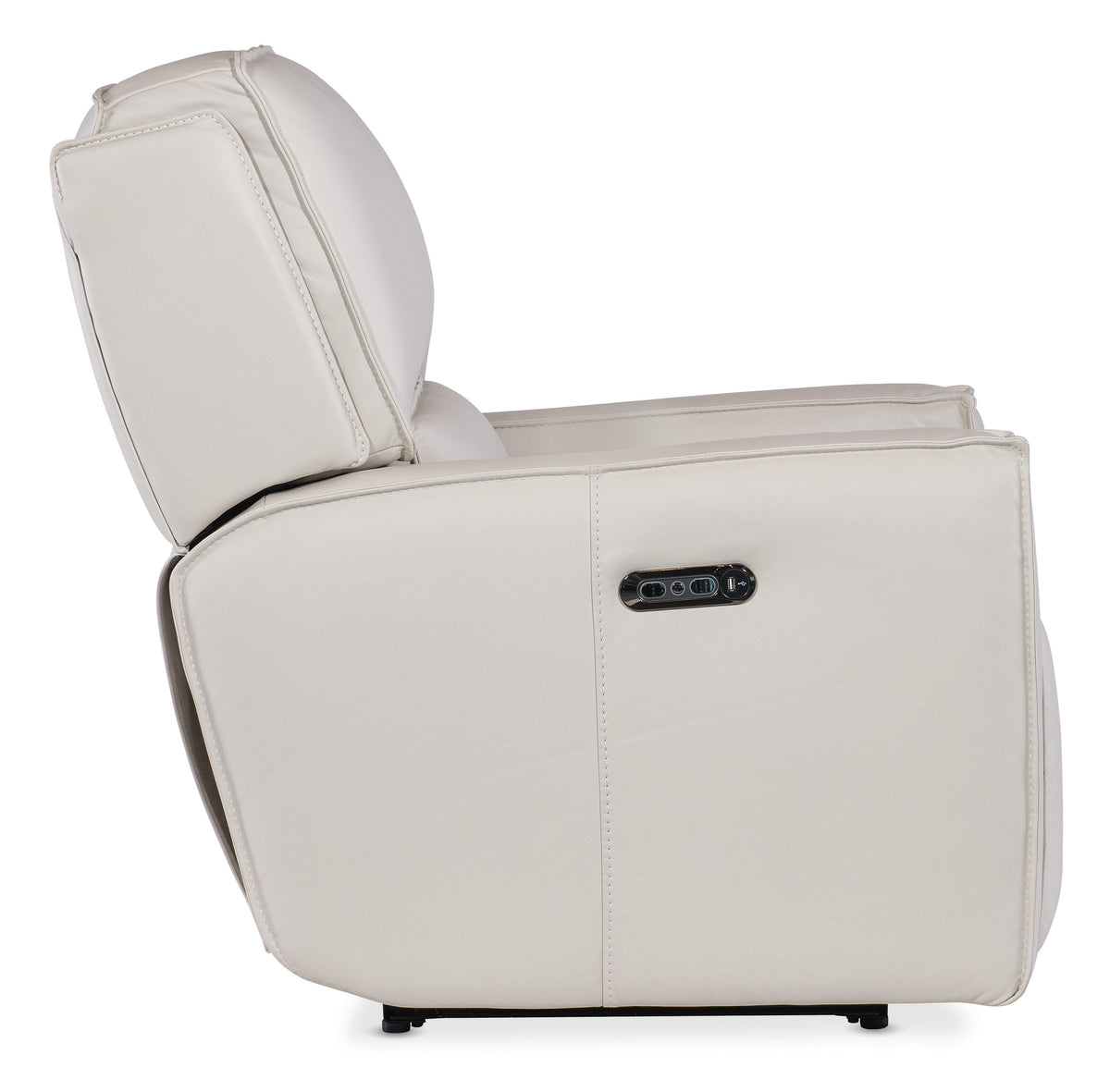 Miles Zero Gravity Power Recliner With Power Headrest - White by Hooker Furniture - View 7