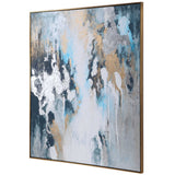 Stormy Seas Seas Hand Painted Canvas - Blue by Uttermost - View 3