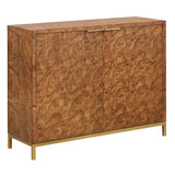 Jethro Burl 2 Door Cabinet Woodtone - Light Brown by Uttermost - View 4