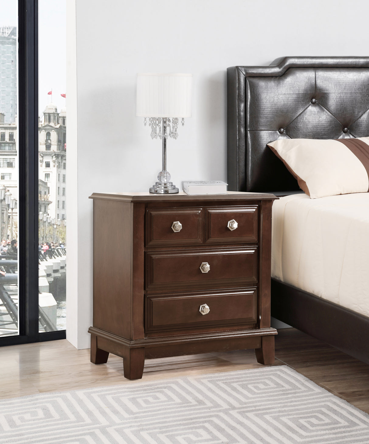 Ashford G9800-N Night Stand , Cappuccino