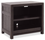 Driftwood Open Shelf Cabinet Burnt Timber - Dark Brown by Hooker Furniture - View 1
