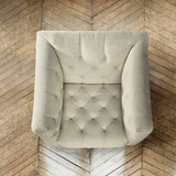 Nicolla Stationary Chair Baldwin Natural - Beige by Hooker Furniture - View 2