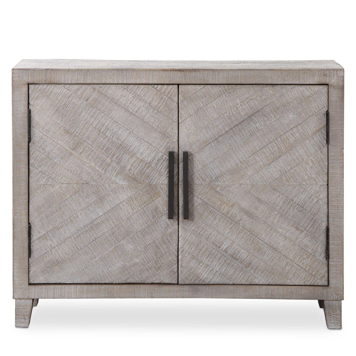 Adalind Washed Accent Cabinet White Washed - Gray by Uttermost - View 1