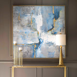 Meditation Modern Art - Light Blue by Uttermost - View 3