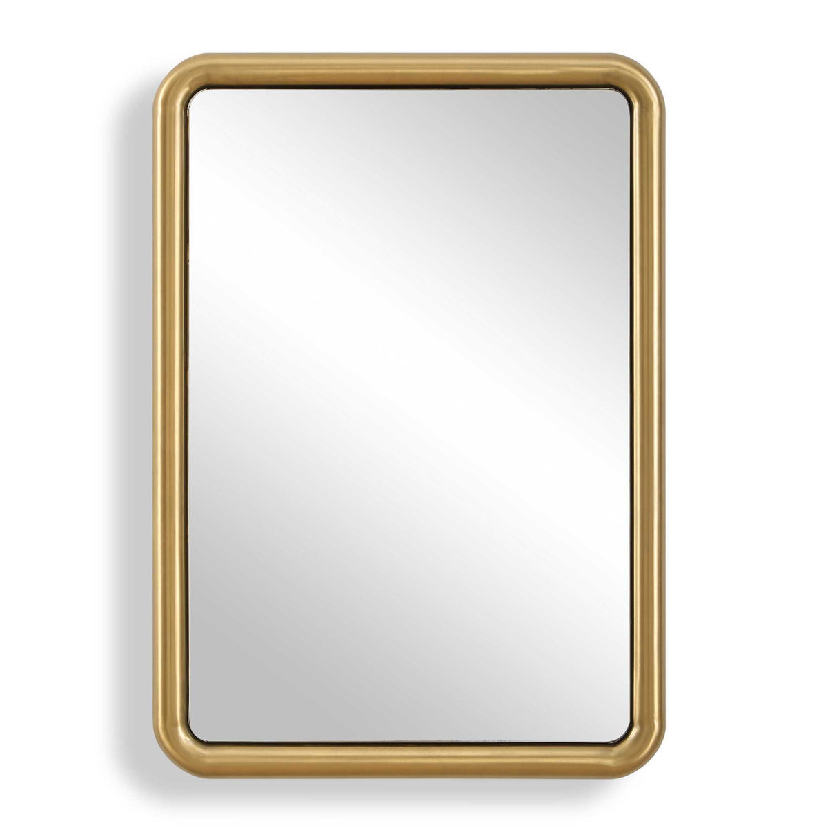 Atkinson Modern Mirror Brass - Gold by Uttermost - View 1