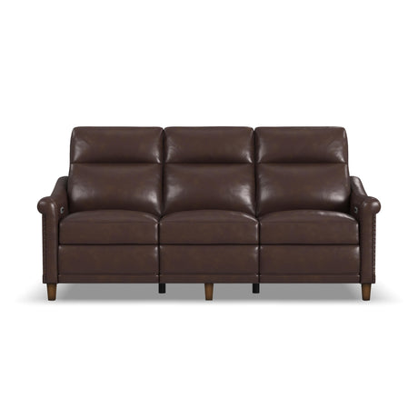 Elizabeth Power Reclining Sofa With Power Headrest - Brunette | Flexsteel