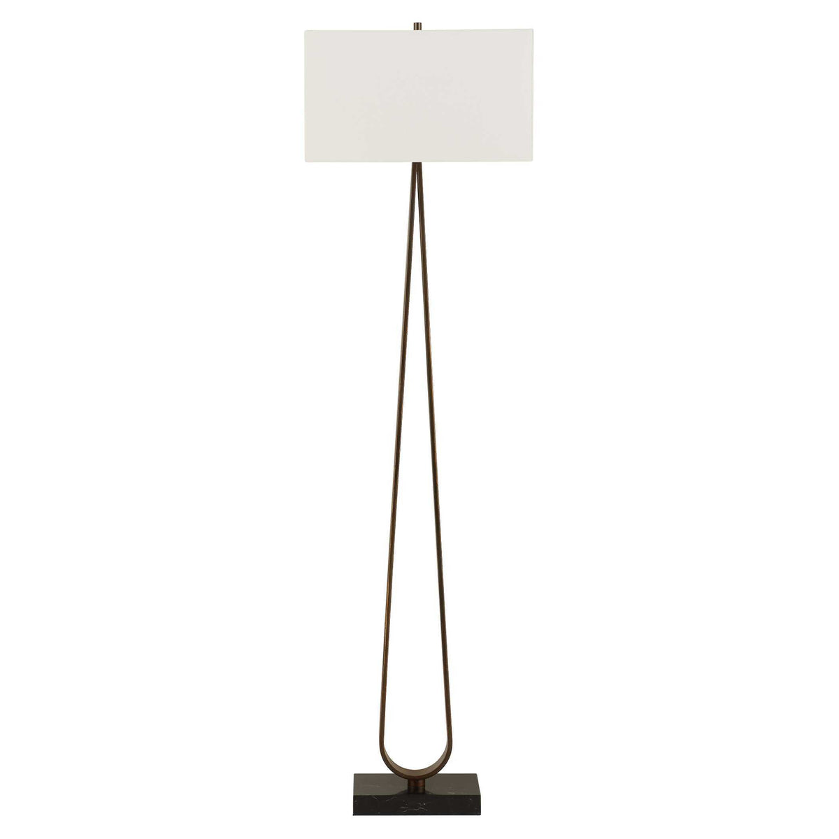 Galloway Minimalist Floor Lamp - Bronze / Black by Uttermost - View 6