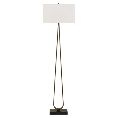 Galloway Minimalist Floor Lamp - Bronze / Black by Uttermost - View 6