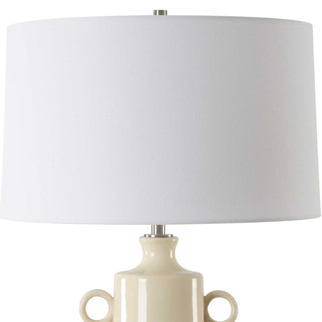 Florero Pale Yellow Table Lamp by Uttermost - View 5