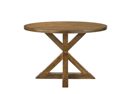 Wallace II Weathered Oak 5PCs Dining Room Set - sold by Home Elegance USA
