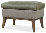 Camille Ottoman - Dark Green / Gray by Hooker Furniture - View 1