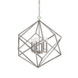 Euclid 6 Light Cube Pendant Nickel - Silver by Uttermost - View 1