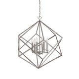 Euclid 6 Light Cube Pendant Nickel - Silver by Uttermost - View 1