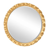 Haya Round Mirror - Gold by Uttermost - View 4