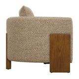Halligan Upholstered Accent Chair - Light Brown by Uttermost - View 5
