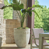 Timeless Terrace Outdoor Planter - White by Uttermost - View 2