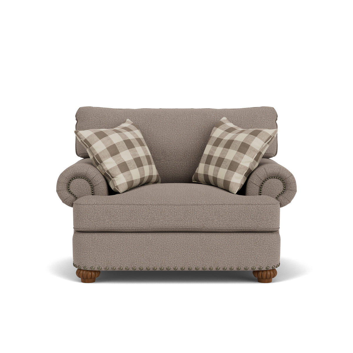 Patterson Fabric Chair, Nailhead Trim | Flexsteel