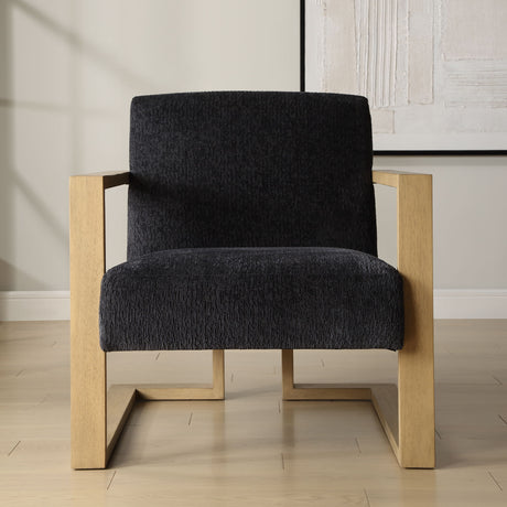Suspend Modern Accent Chair - Black by Uttermost - View 2