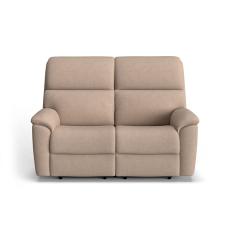 Porter Transitional Fabric Power Reclining Loveseat With Power Headrests & Lumbar | Flexsteel