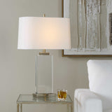 Genevieve Crystal Table Lamp Brass / Gold - Silver by Uttermost - View 2