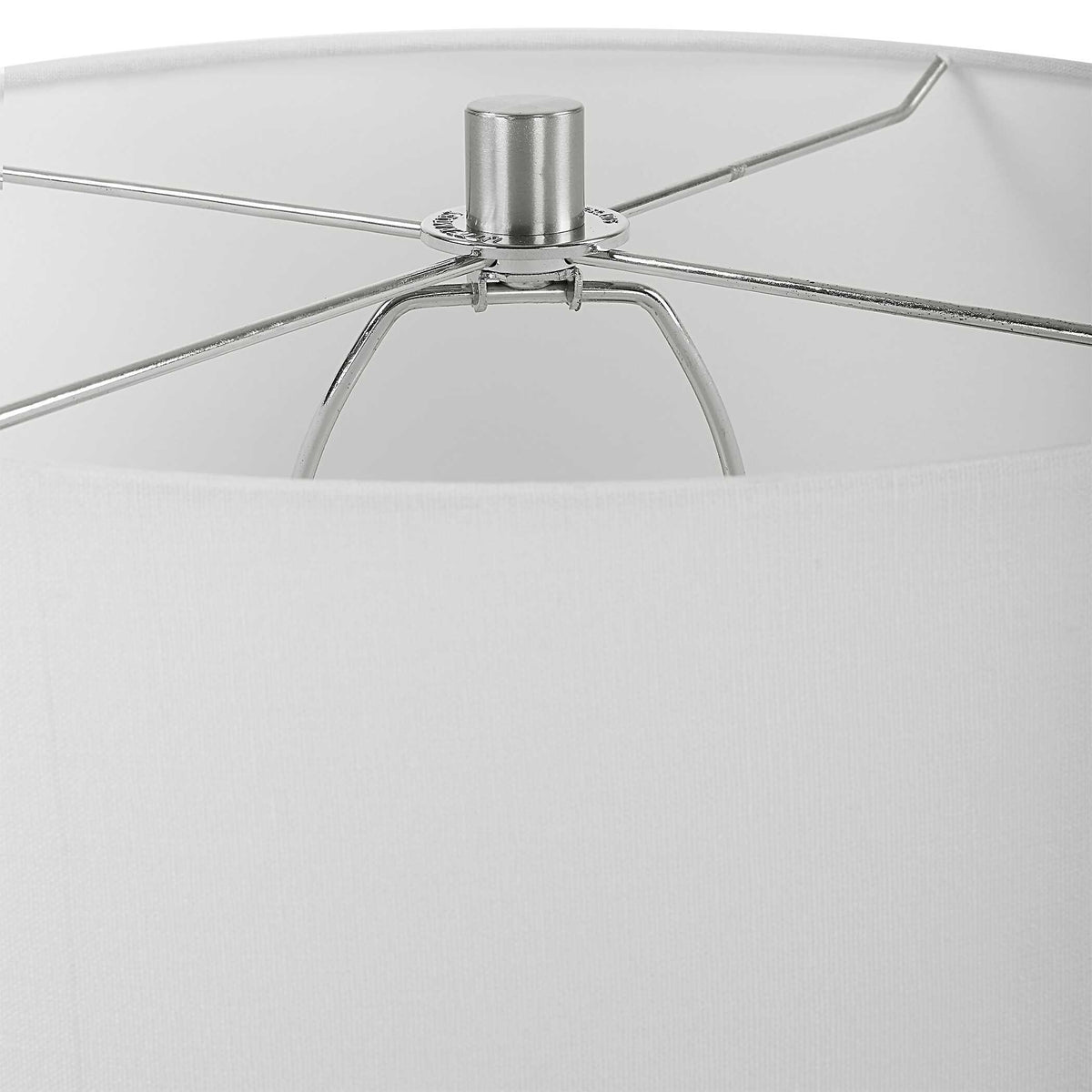 Imperia Aqua Gray Table Lamp - Silver by Uttermost - View 5