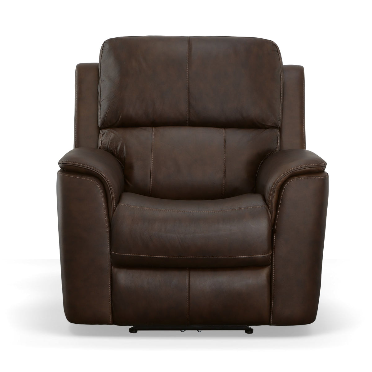 Henry Power Recliner With Power Headrest & Lumbar - Burnt Umber | Flexsteel