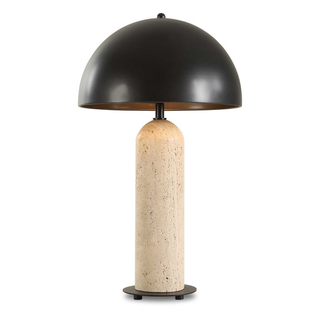 Tanaka Indoor-Outdoor Table Lamp - Black / Beige by Uttermost - View 1