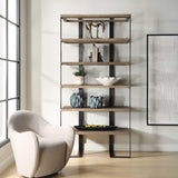 Wander Fabric Swivel Chair - Gray by Uttermost - View 9