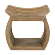 Connor Elm Accent Stool - Light Brown by Uttermost - View 1