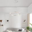 Minsk Single Round Chandelier // Chrome  | Finesse - Home Elegance USA