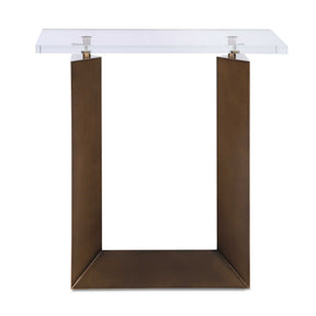 McElroy Modern Side Table - Bronze by Uttermost - View 1