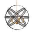 Spherical 5 Light Pendant - Bronze / Black by Uttermost - View 1