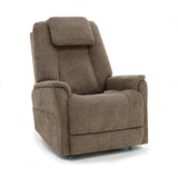 Zecliner Model 3+ Power Lift Sleep Recliner With Power Headrest, Lumbar, Heat & Massage - Toast | Flexsteel