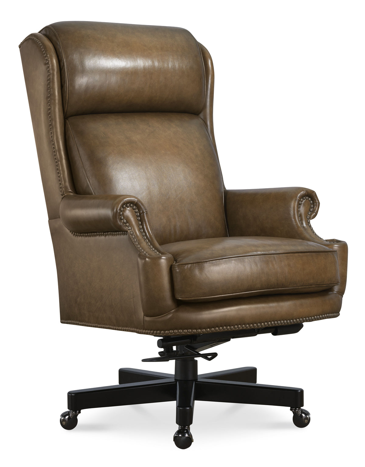 Tucker Executive Swivel Tilt Chair - Dark Brown by Hooker Furniture - View 1