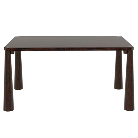 TREXM 7-Piece Retro Dining Table Set for 6, Wood Dining Table Set for 6 with Upholstered Chairs for kitchen & Dining Room (Espresso) - sold by Home Elegance USA