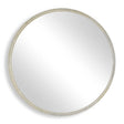 Break The Ice Round Mirror Gold - Silver by Uttermost - View 1